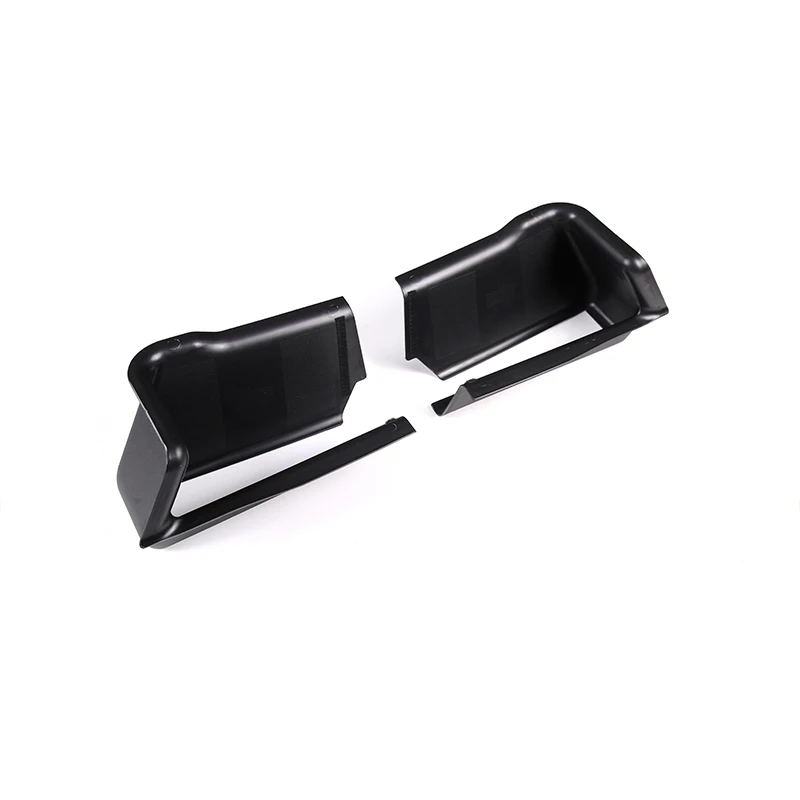 For Tesla Model Y ABS Black Car Rear Seat Corner Protector Cover Interior Molding Accessories