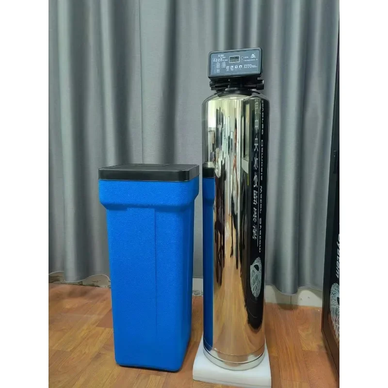 

Cross-border Automotive Stainless Steel Household Salt Water Tank Ion Exchange Central Water Filter Water Softener