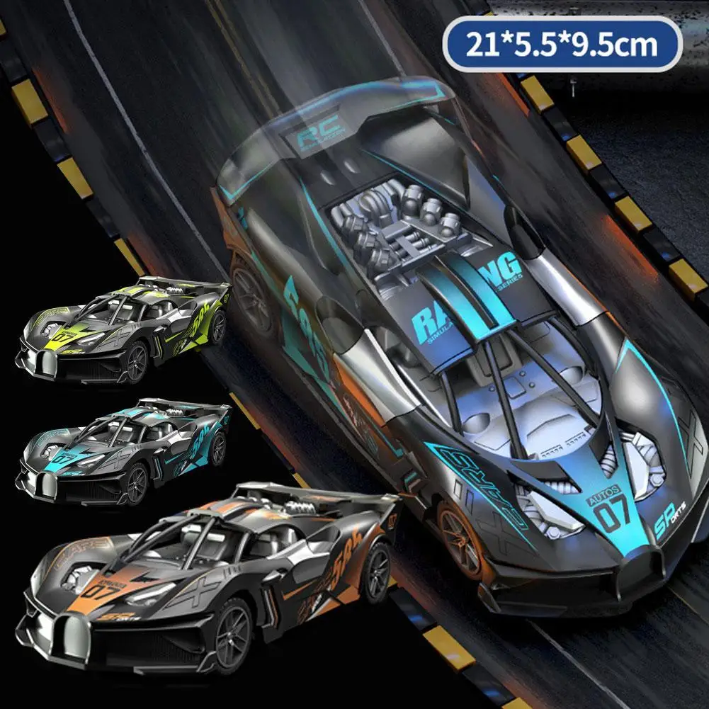 1/64 スピードミニオフロードクライミングカー合金クールな外観ライト衝撃吸収 LED ライト付きおもちゃリモコンおもちゃの車