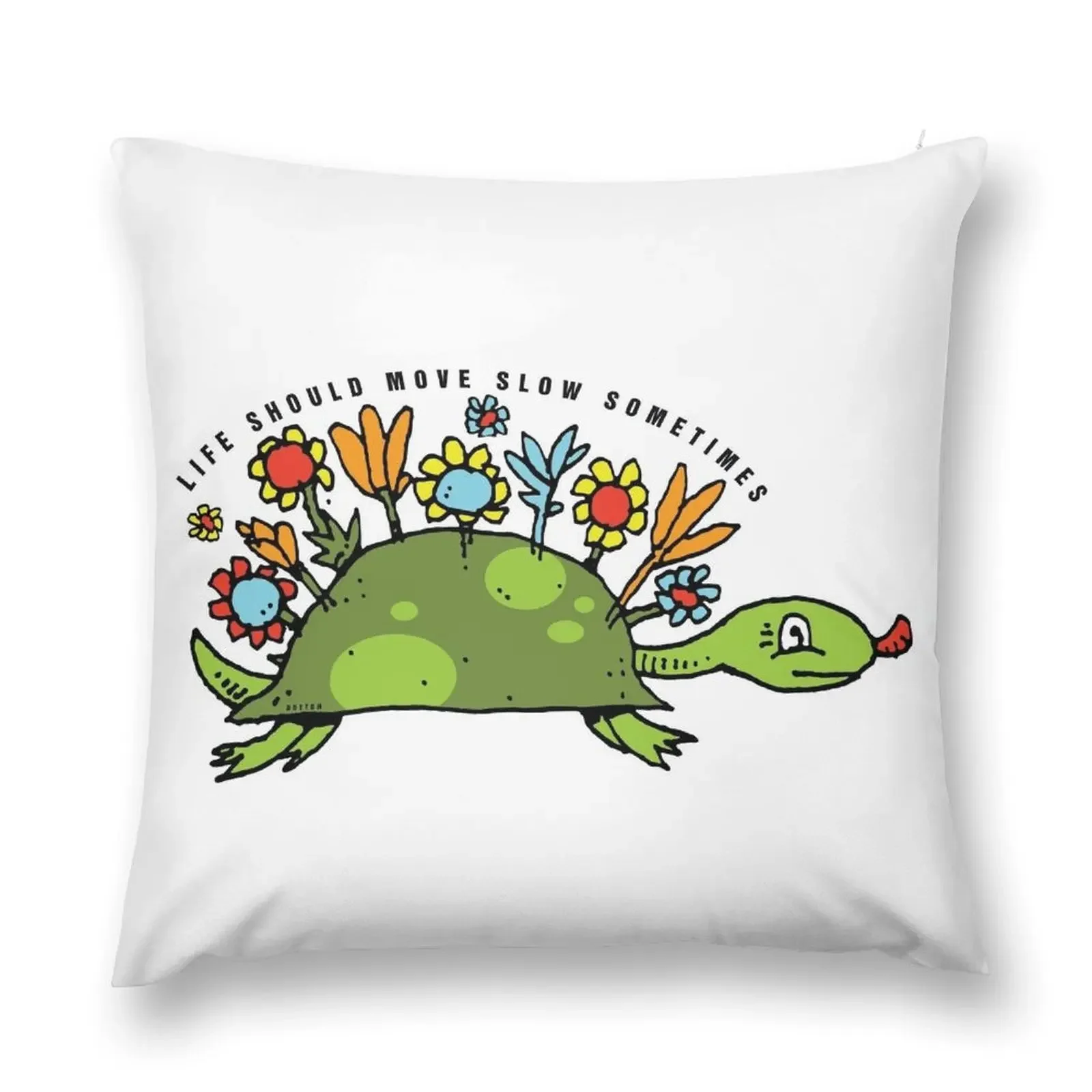 Life should move slow sometimes Throw Pillow Cusions Cover Throw Pillow pillow