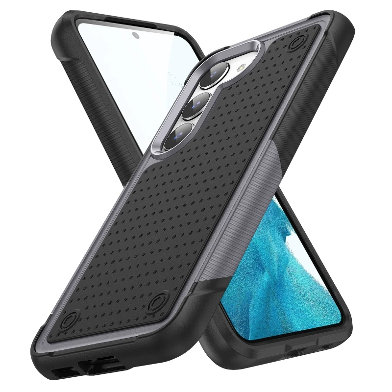 Non-fingerprint Dual Layer Armor Fall Protection Cover Phone Case For Samsung A33 A53 A73 A23 A03 CORE