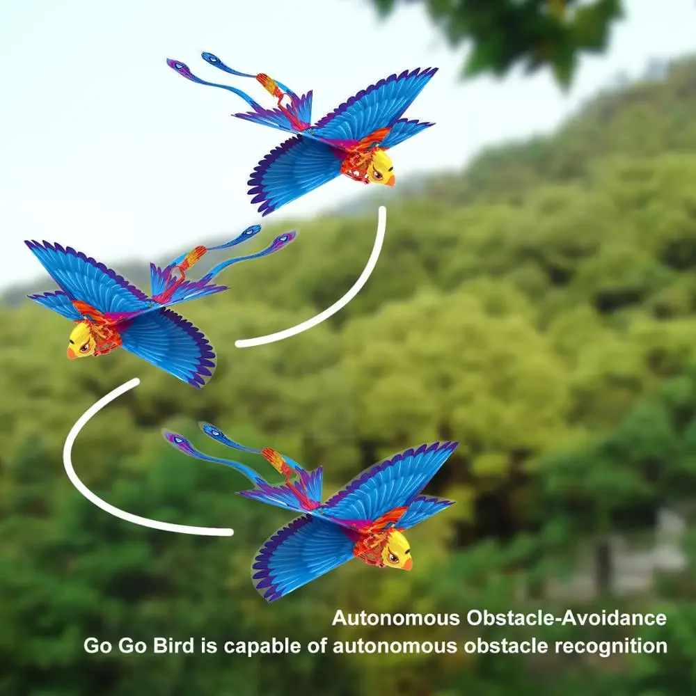 Go Go Bird Giocattolo volante telecomandato Mini elicottero RC Drone-Tech Giocattoli Ali battenti bioniche intelligenti Uccelli volanti per bambini