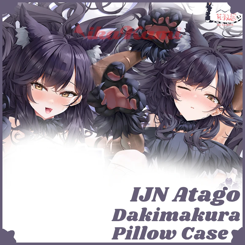 

IJN Atago Dakimakura Azur Lane Game Pillow Case Sexy Pillowcase Full Body Hugging Cushion Cover Bedding Home Decor Otaku Gift