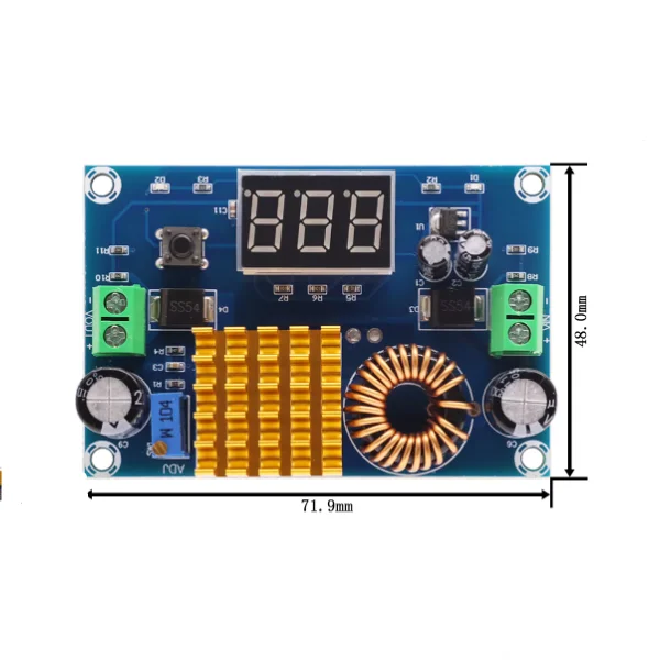XH-M411 DC-DC Digital Boosting Plate Module High Power Boosting 5V-45V Output 5A