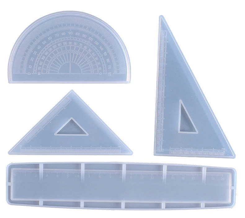 20CM ruler Rectangle Transparent Silicone Mold for jewelry UV Resin epoxy Silicone Mould DIY handmade Craft tool making