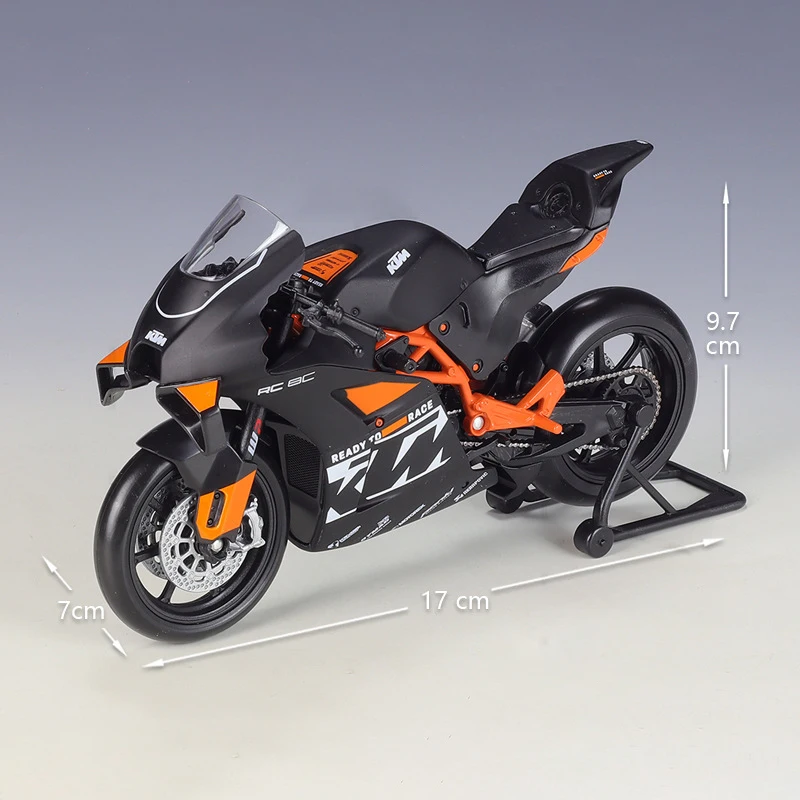 Welly 1:12 KTM RC8C Modelli di moto Modello in lega Motor Bike Giocattolo da corsa in miniatura per la raccolta di regali