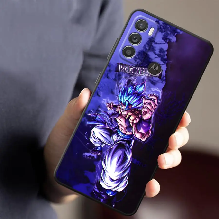 حافظة لهاتف موتورولا موت G53 G30 G52 G71 G60s G22 Edge40 G32 G60 Edge 20 Pro 30 Lite G50 G51 G73 أسود