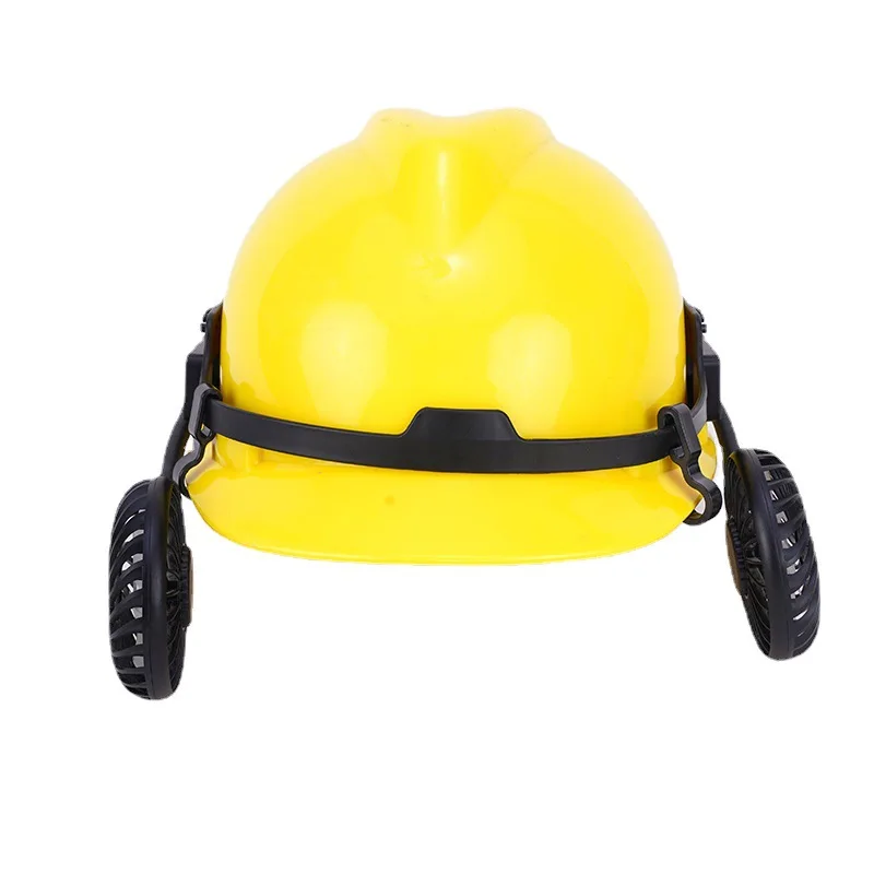 Fan Safety Helmet Construction Site Summer Cooling Breathable Sun Shading Sun Protection Hat Outdoor Building Hat