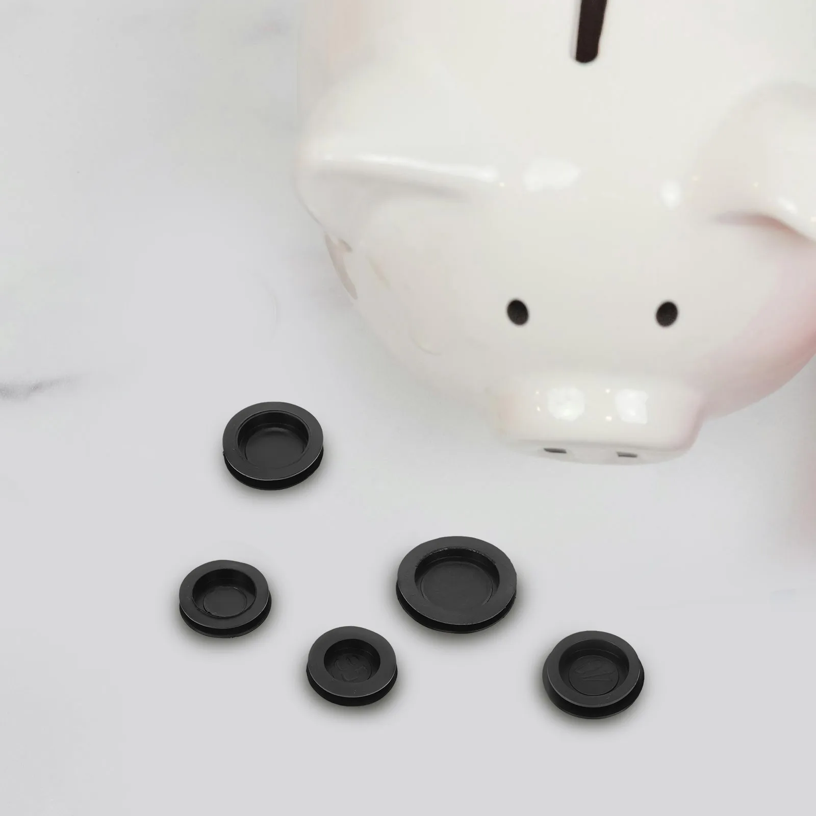 10 Stuks Spaarpot Zachte Rubberen Stoppers Ronde Stekkers Gemakkelijk Verwijderen Geldbesparende Doos Vervanging Covers Veilige Muntpot Bodemafdichting