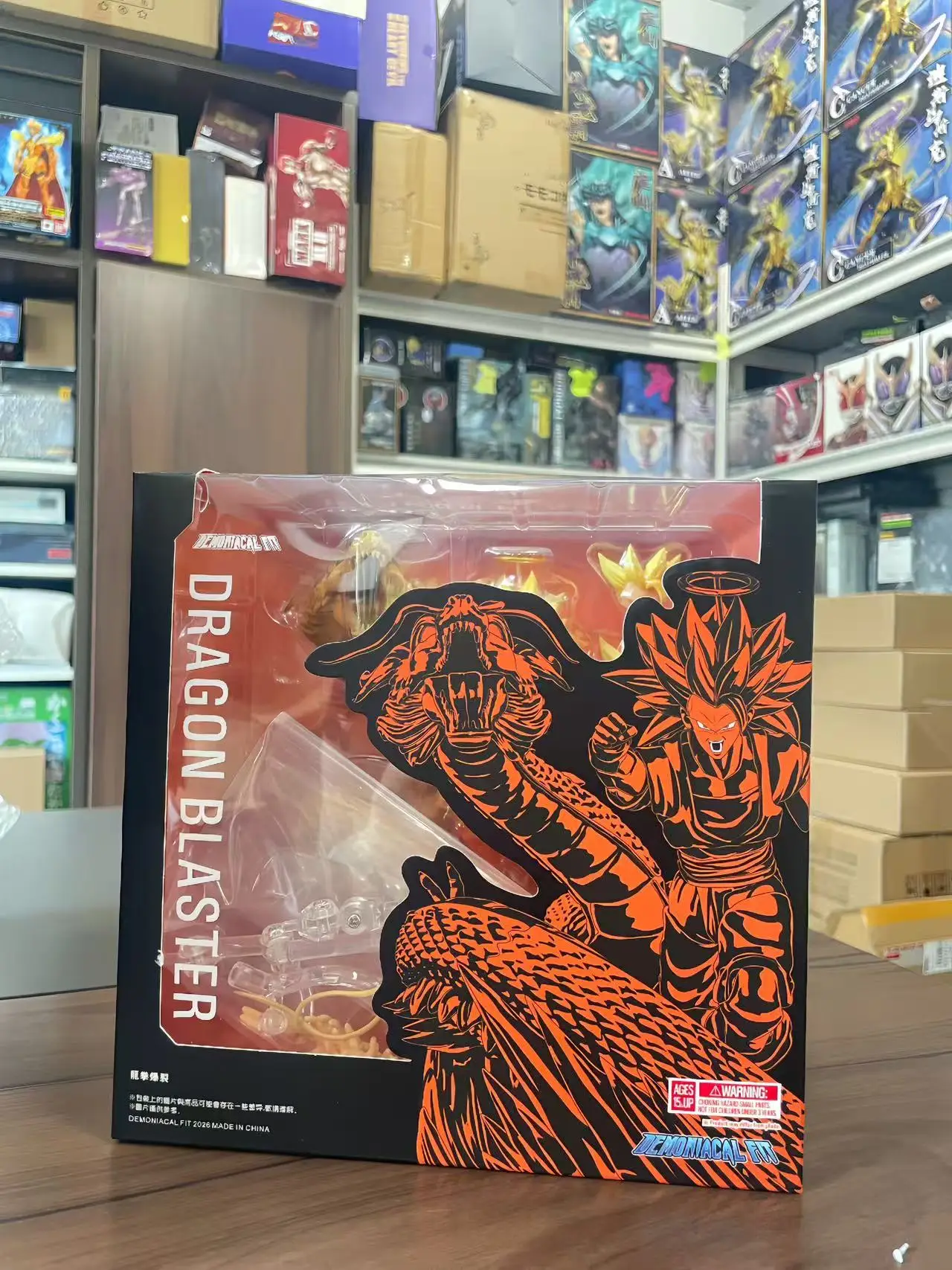 Figura de Acción Dragon Ball SHF DemoniacalFit SSJ3 Son Goku Dragon Fist, Modelo de Anime, Juguetes Coleccionables (Envío en Marzo de 2026)