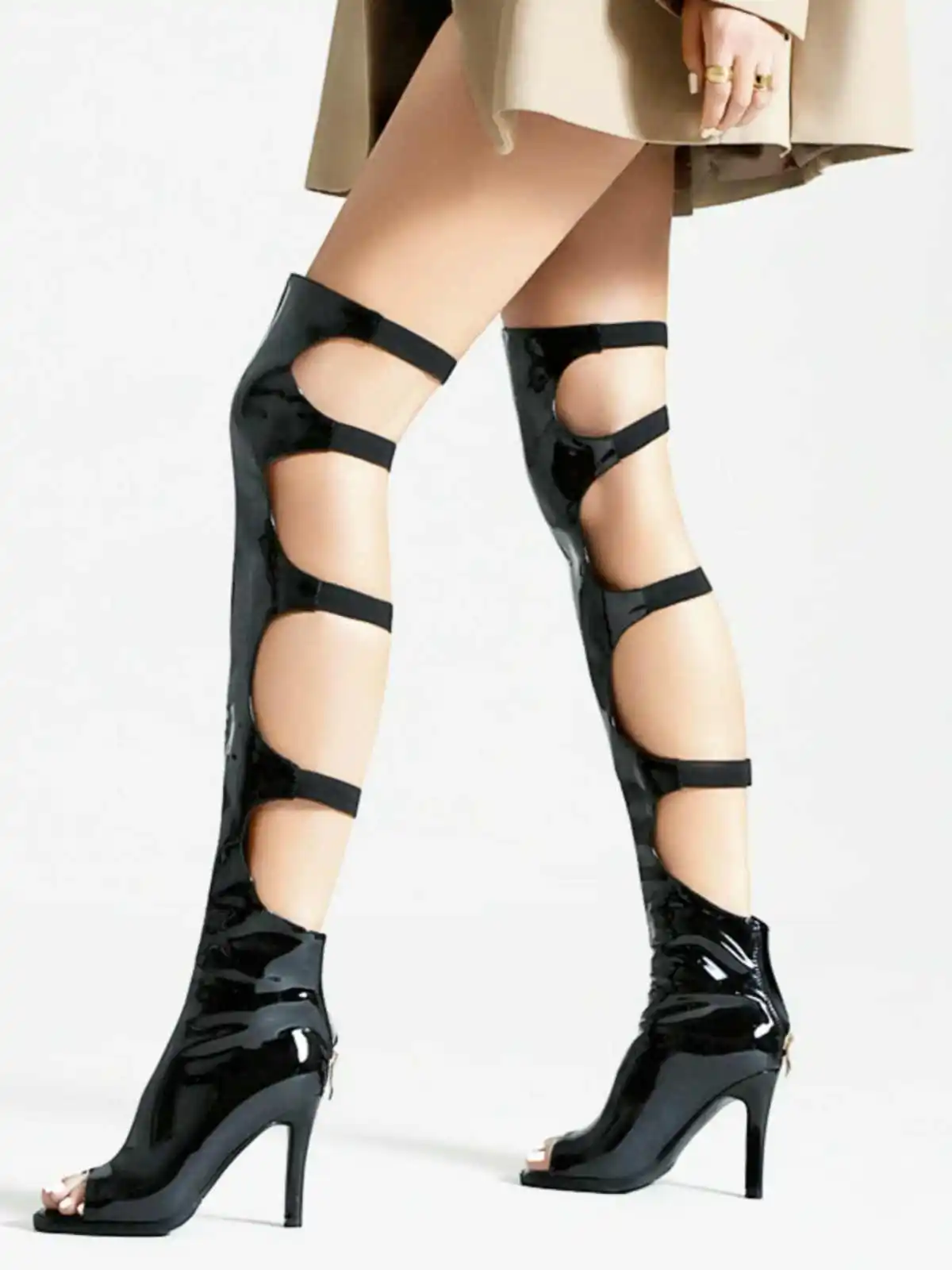 

Over the knee thin high heels cool boots Sandals for Women 2025 New Style shoes women Zapatos mujer
