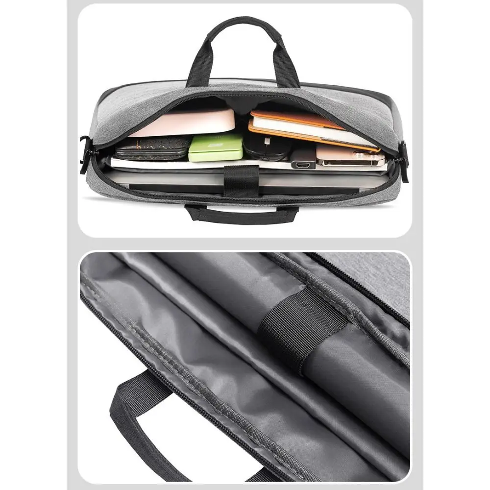 2025 2 in 1 Laptop Bag Waterproof Large-capacity Messenger Bag Anti-Theft Crossbody Bag