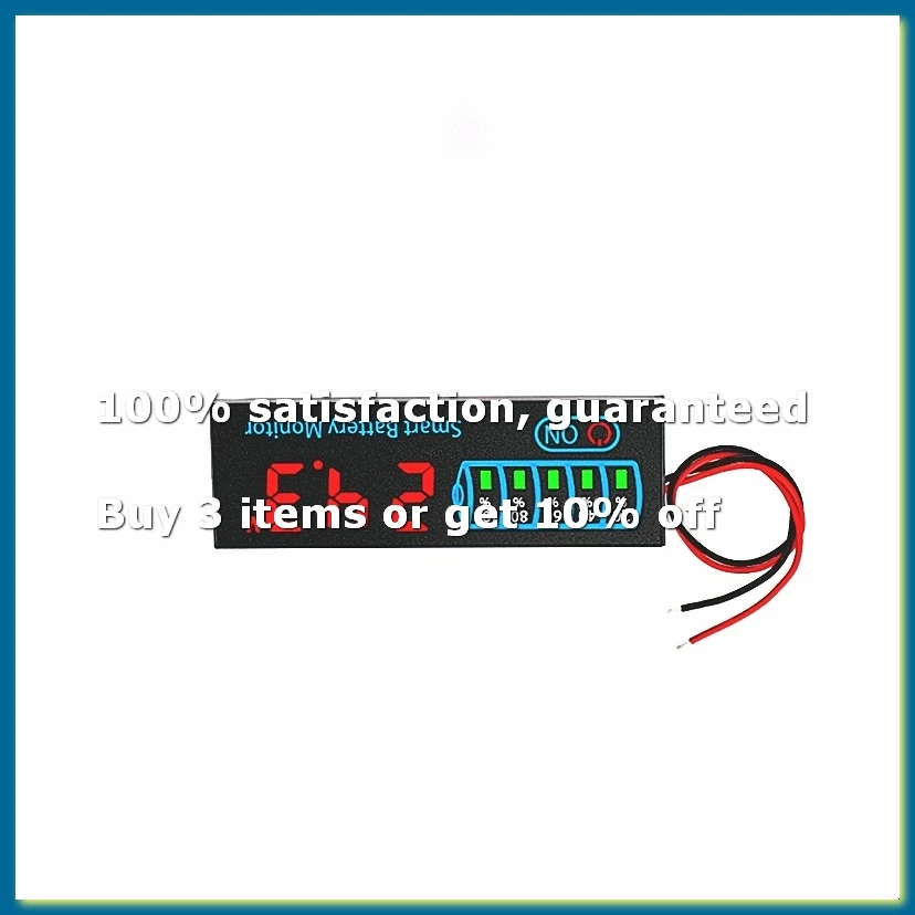18650 Li-Ion Lipo Lithium Test 7-55V Acid Battery Level Indicator Tester LEDDisplay Meter Module Capacity VoltageMeter,C-FABY