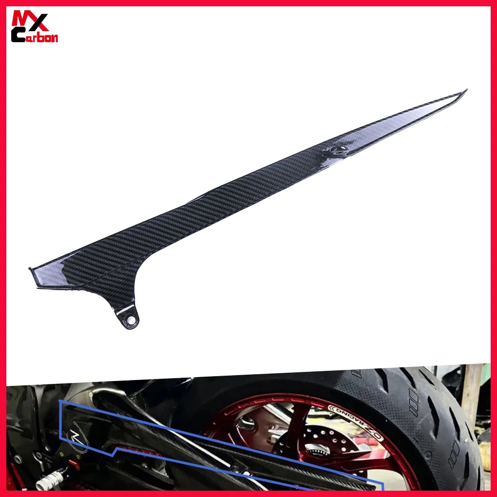 

Motorcycle Chain Guard Cover For Honda CBR1000RR 2019 2020 2021 2022 2023 Full Carbon Fiber Chain Guard Accessories