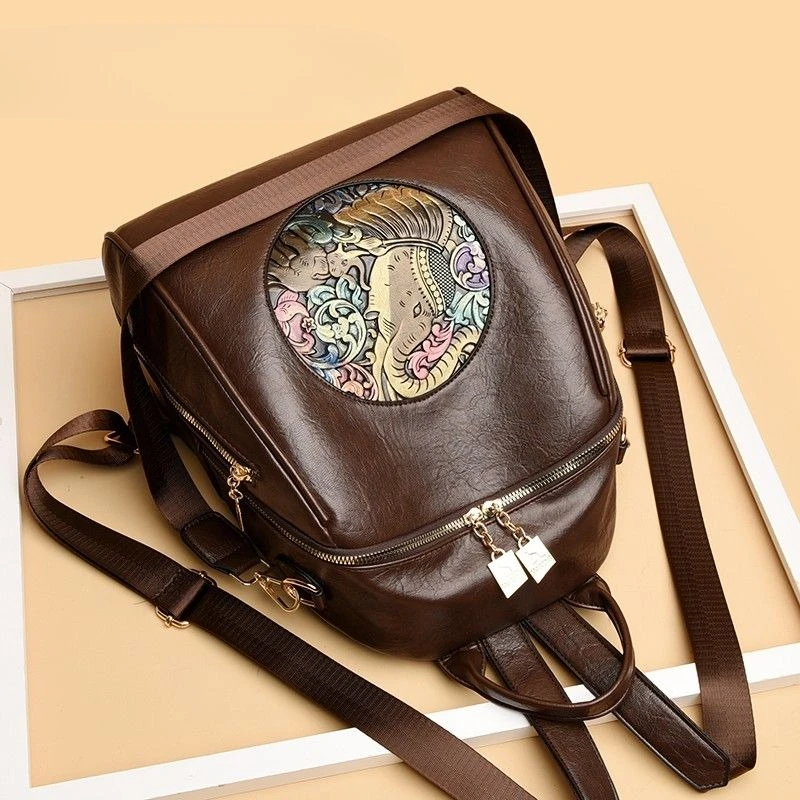 Soft  Backpack Women's 2026 New Trendy Casual Versatile Casual Large-capacity Travel Backpack High Quality High Appearance Level