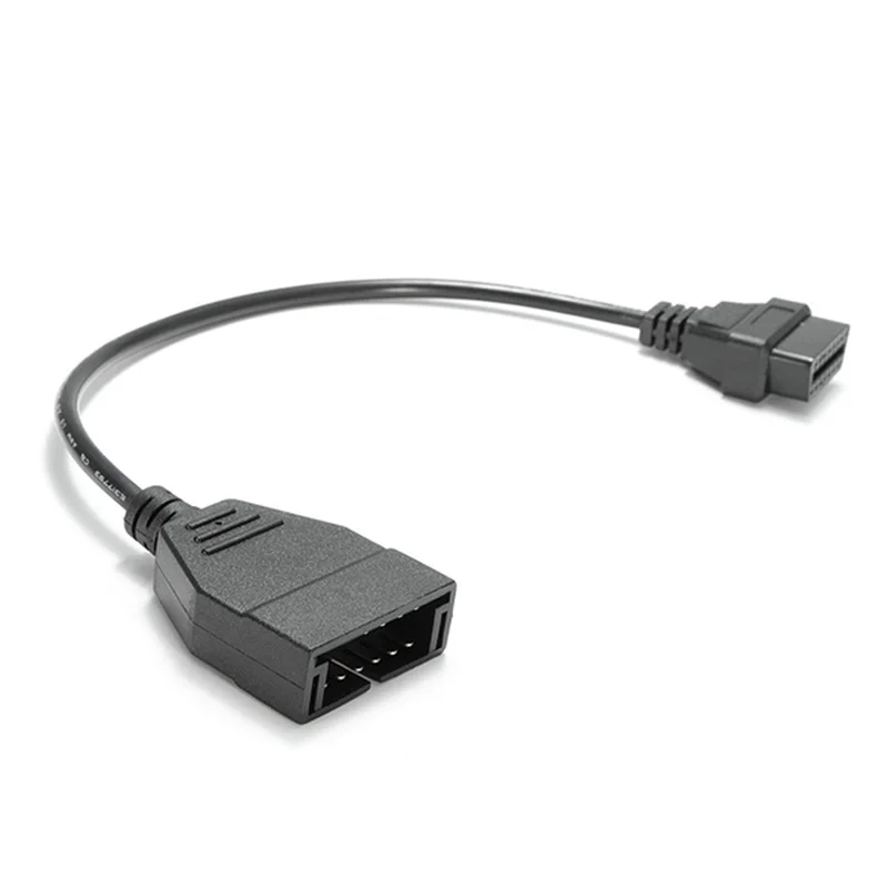 GM 12 دبوس إلى obdii obdii 16 دبوس موصل محول كابل أداة تشخيص محرك السيارة #4
