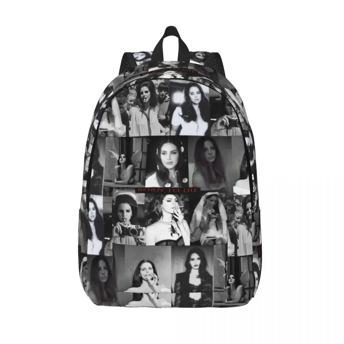 Lana Del Rey Collage Backpack for Boy Girl Kids Student School Bookbag Singer Daypack Kindergarten Primary Bag Hiking