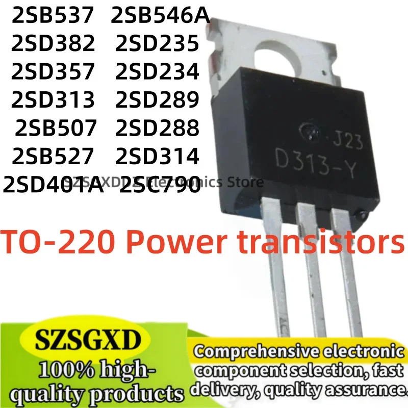 10-20Uds 2SB537 2SD382 2SB546A 2SD401A 2SD235 2SD234 D289 B507 D288 B527 D357 C790 D382 B546A D401A 2SB507 2SD313 2SB527 2SD357