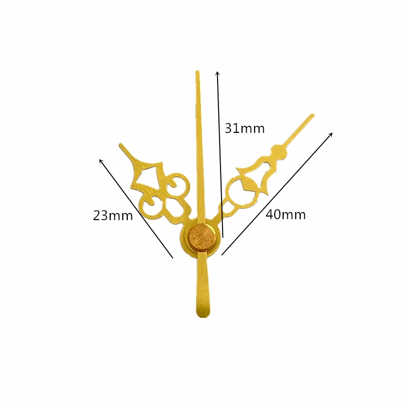 Gold Pointers Watch Decorated Hands Clock for Home Arrows Mechanism DIY Quartz Parts Kitchen Time Bedroom Decorations