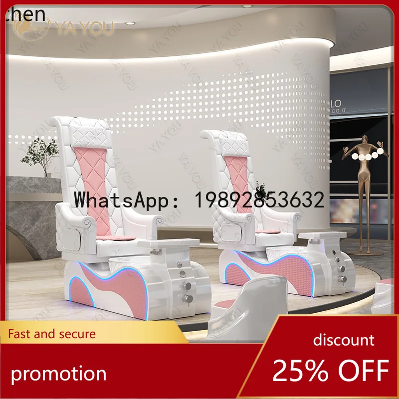 YFY  Foreign Nail Salon Nail and Eyelash Foot Spa Sofa Chair High-end Spa Foot Care Chair Massage Pedicure Chair