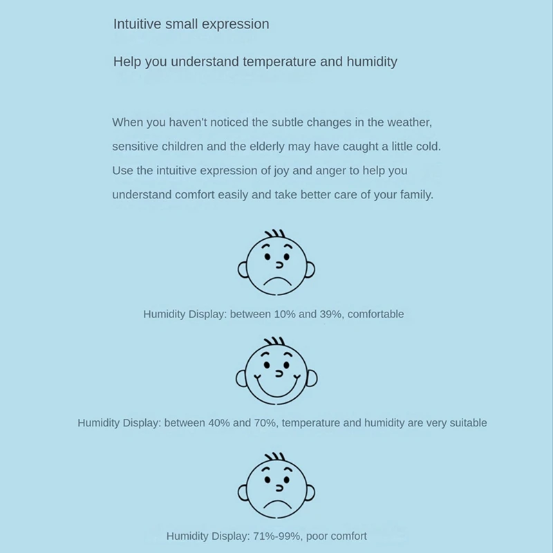 GTBL 미니 LCD 디지털 온도계 습도계, 실내 온도 습도 계량기 센서 게이지, 24 개