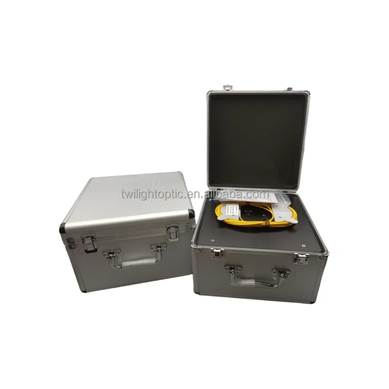 Fiber optic equipment network broadband solutions ftth box kits singlemode multimode 2km 4km otdr lauch cable case