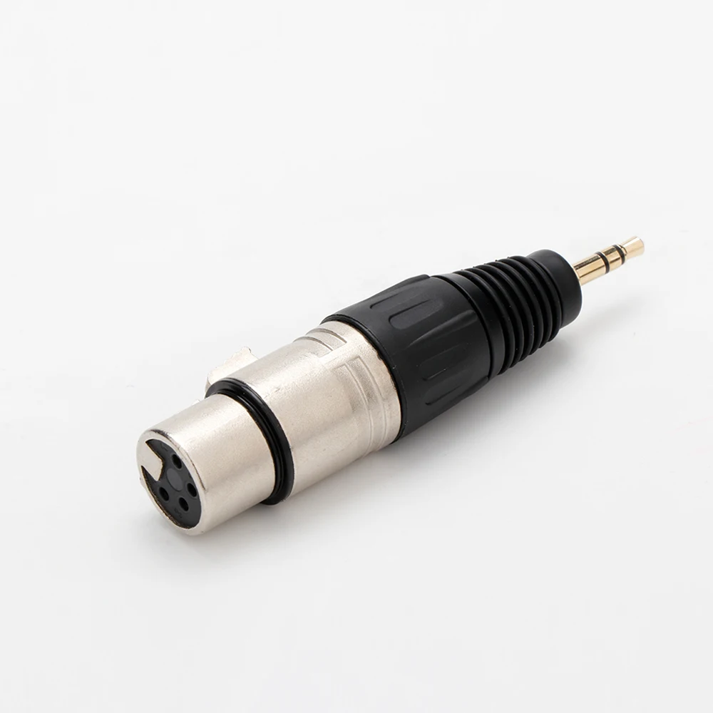 NEVTRIK 4 핀 암 XLR-수 마이크 오디오 케이블 플러그 커넥터, 캐논 케이블 단자, 6.35mm, 2.5mm, 3.5mm, 4.4mm