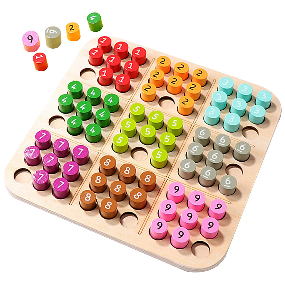 Easy Children Leisure Plaything Toy Desktop Wood Kid Toys Wooden Peg Board Kids Supplies