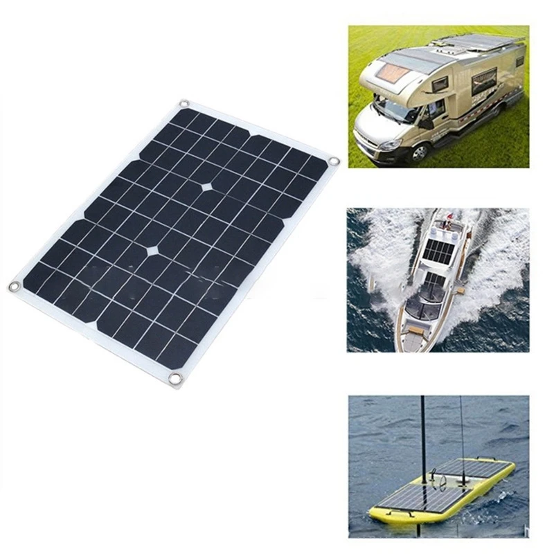 単結晶ソーラー太陽光発電パネル、環境にやさしい、ポータブルソーラー充電パネル、20w、18v