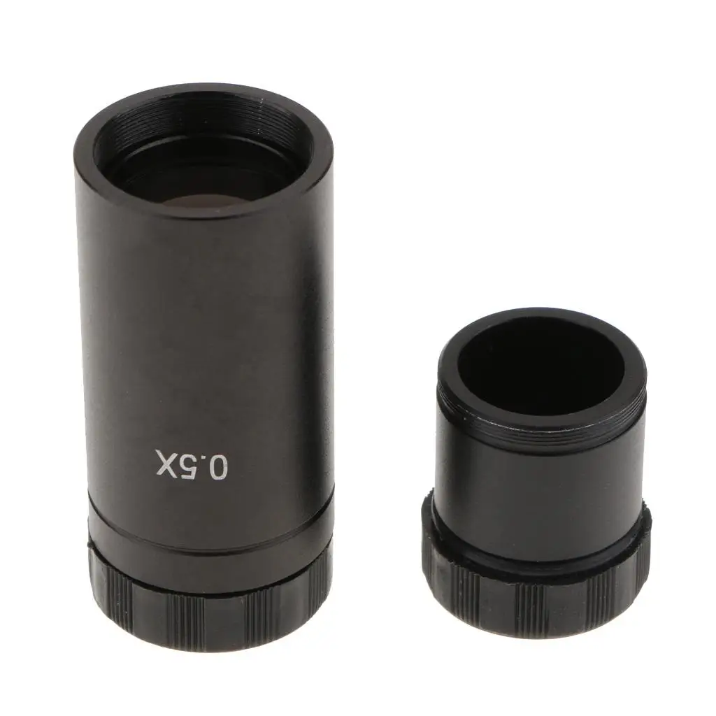 Digital CCD Camera Eyepiece 0.5X Magnification C-mount Adapter for Biomicroscope Stereo Microscope Lens