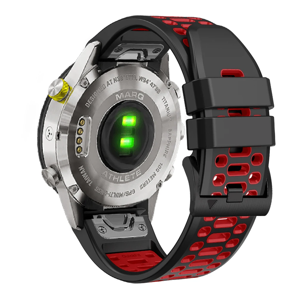 Correa de silicona para reloj Garmin Fenix, banda de 26mm y 22mm para modelos 7X, 7, 6X, 6 Pro, 5X, 5 Plus, 955, Epix Gen Enduro 2, Tactix Quickfit