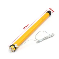 AM25DC 24V/12V Mechanical Limit Tubular Roller Blind Motor, Replace EL-4280P, Wired for Motorized RV Shade, Roller Shades