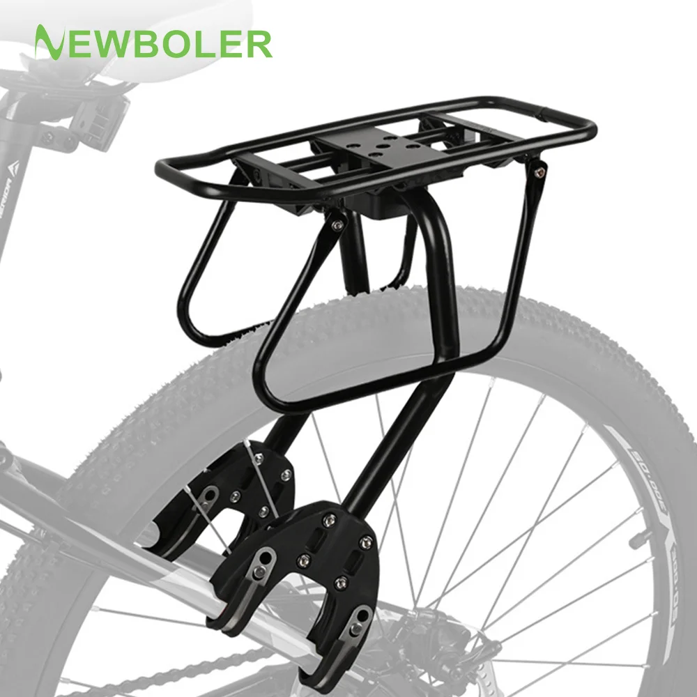 

NEWBOLER Rear Bike Rack Aluminum Alloy Bicycle Luggage Bracket Cargo Holder Cycling Equipment for Mountain Bike Adventure