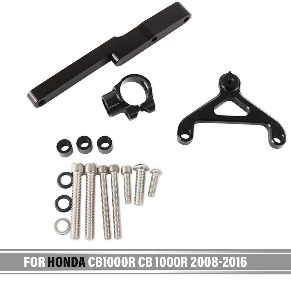 For HONDA CB1000R CB 1000R 2008-2016 2015 2014 Motorcycle Steering Damper Bracket Stabilizer Linear Mount Support Bracket Kit