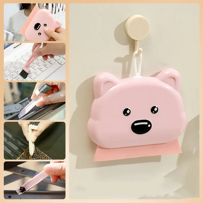All-Purpose 5-In-1 Gap Cleaner Brush Portable Wall Mirror Wiper Gutter Washing Tool For Both Indoor And Outdoor Cleaning Jobs