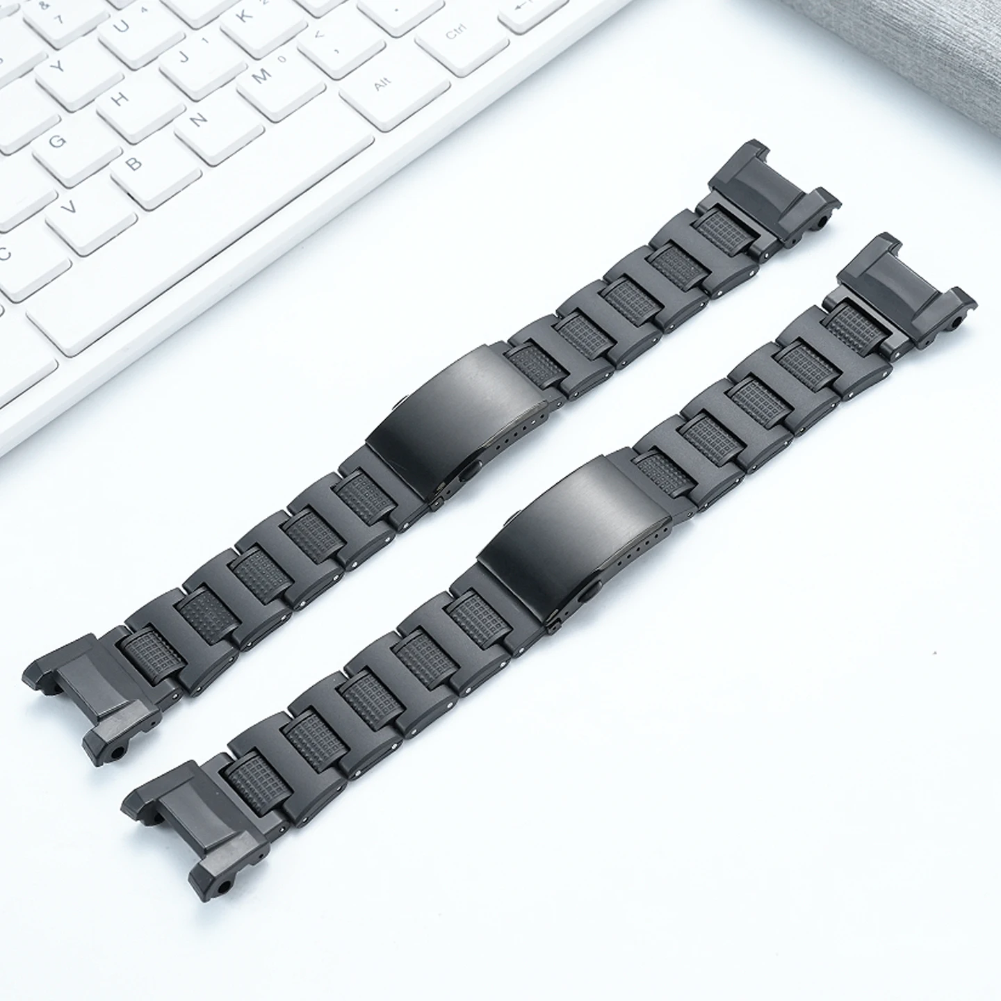 For Casio GWG-B1000 “Great Mud King” 3rd Generation: Dedicated Strap—Composite Plastic-Steel Watch Modification Accessory