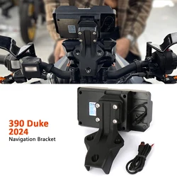 2024 For 390 Duek 390 DUKE GPS Navigation Holder Mount Phone Bracket Motorcycle Accessories Black 390Duke 390DUKE