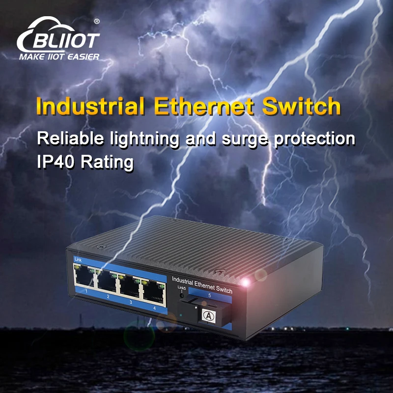 Imagem -05 - Bliiot Industrial Ethernet Switches Rede Switch Poe Switch Ethernet Switch 16port 1000m