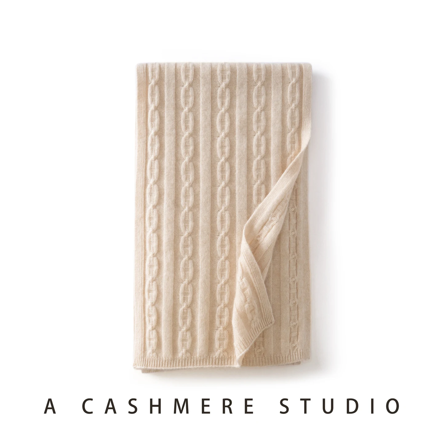 high-quality-unisex-pure-cashmere-chain-jacquard-scarf-for-men-women-winter-outdoor-knitted-warm-scarf-solid-color-for-men-women