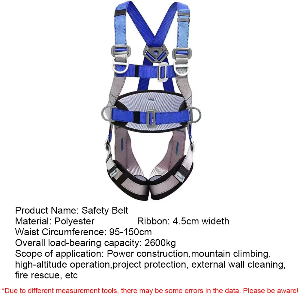Five Point Harness Safety Rope for Outdoor Climbing 2
