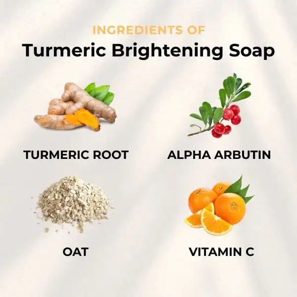 Turmeric Lemon Brightening Soap, Glowing Skin Best Soap Ever