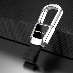 truck keychain Alloy Key chain leather key ring for Mercedes Benz AMG CLA CLK CLS GLA GLB GLC GLE GLK GLS GTS SLC SLK Auto