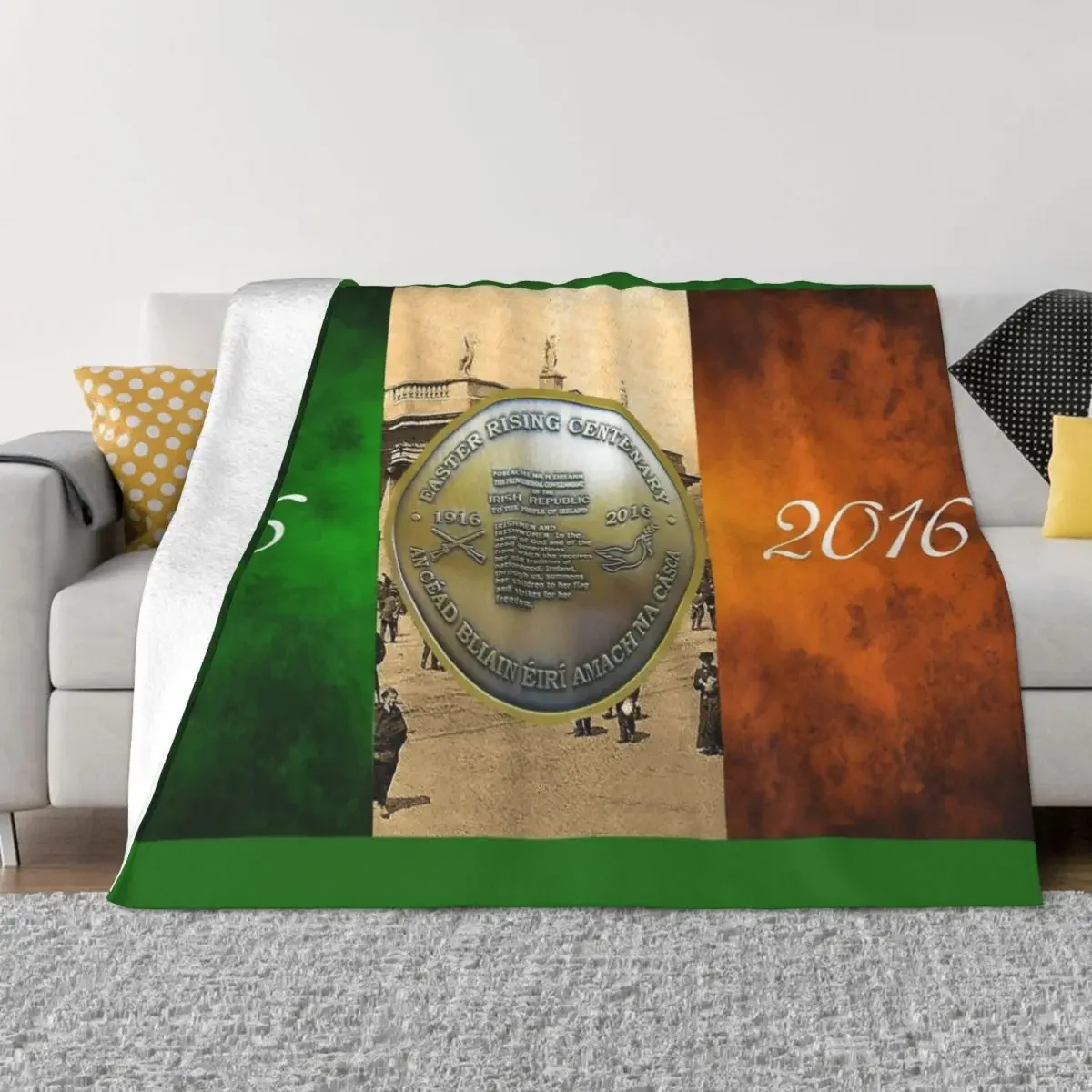 1916 - 2016 Easter Rising Throw Blanket wednesday for babies Blankets