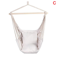 Outdoor Indoor 120KG Home Garden Hanging Chair Camping Rope Bed Bedroom Hammock Chair Hammock Swings Hanging Hammock Swing Seat