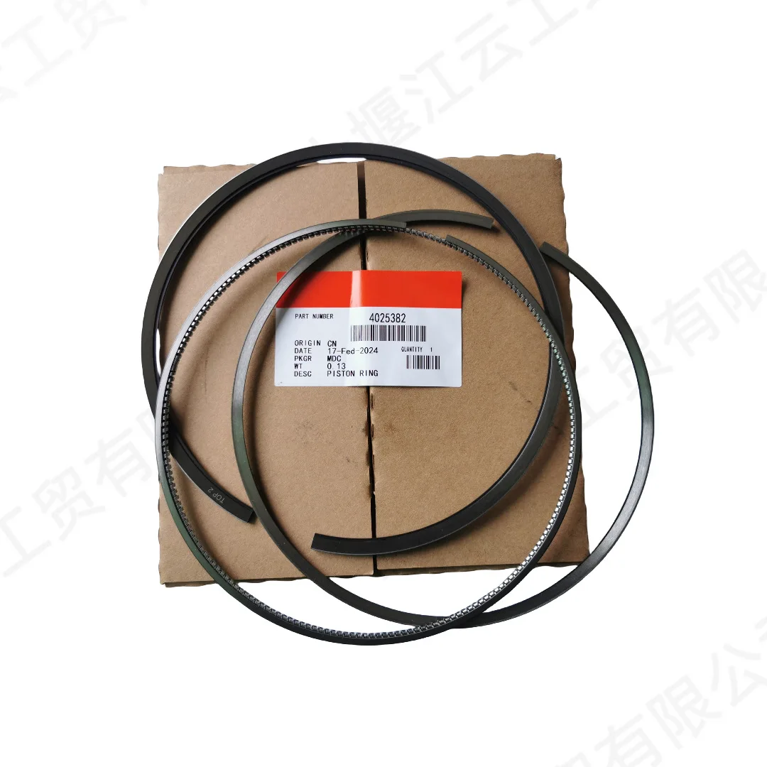 For Cummins QSK23 excavator dump truck engine parts, piston ring 4025382