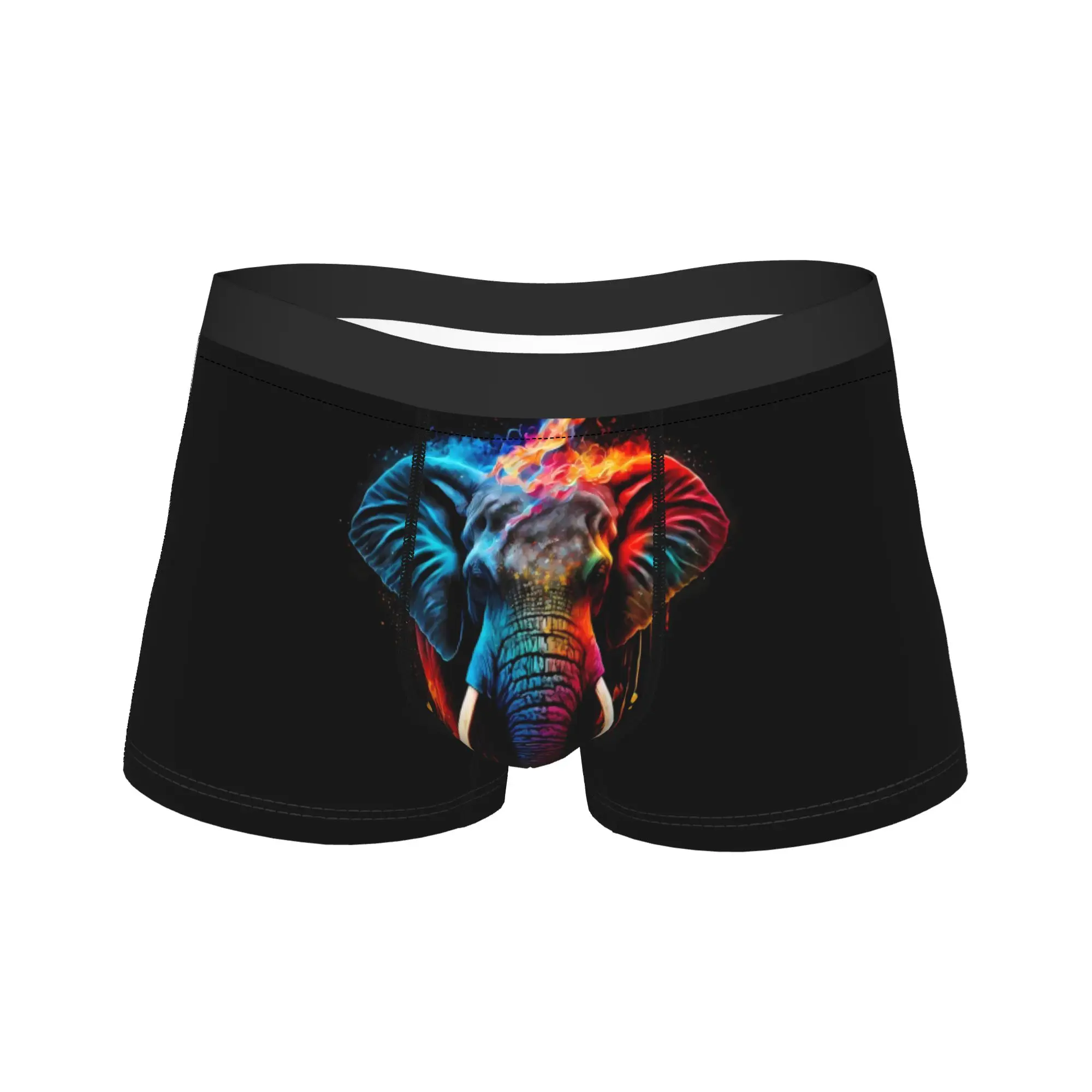 

Brainrot Elephant Banana Men'S Boxer Briefs, Style Print Breathable Underwear, Comfortable Daily & Casual Wear