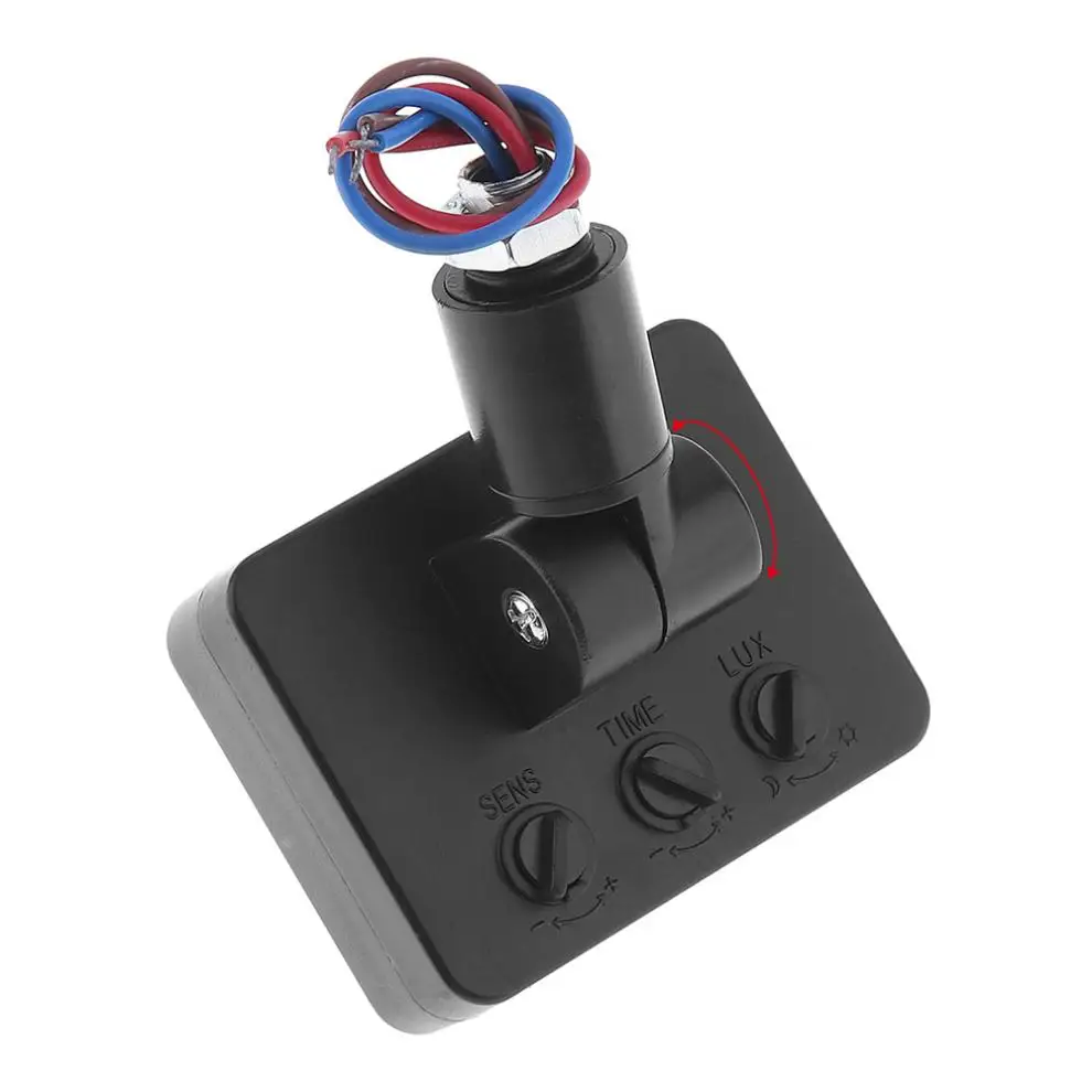 110-265V Infrared Motion Sensor Switch 3 Way PIR Motion Sensor Light Switch Adjustable 180 Degree Wall Switch for Lighting