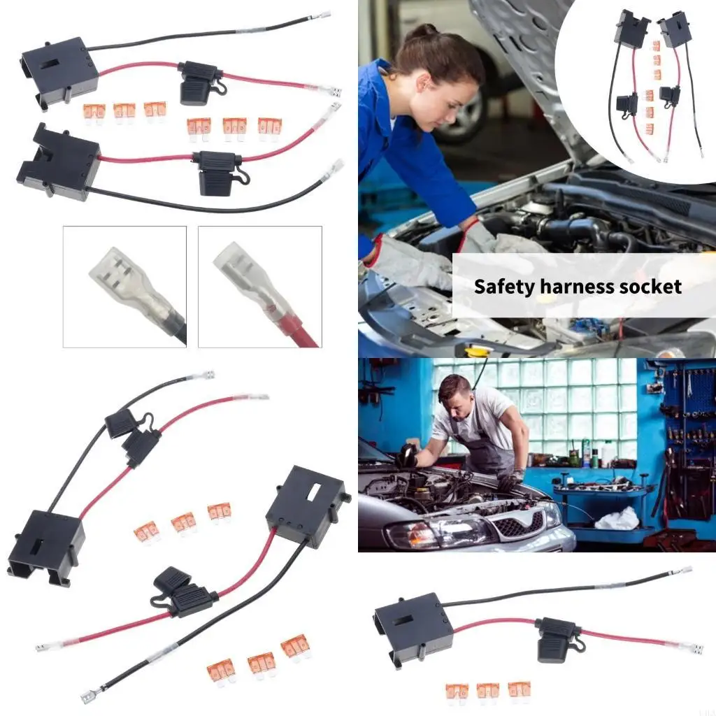 

U4LA 2Pcs Wire Harness Socket Connector with for Electric and Monitors