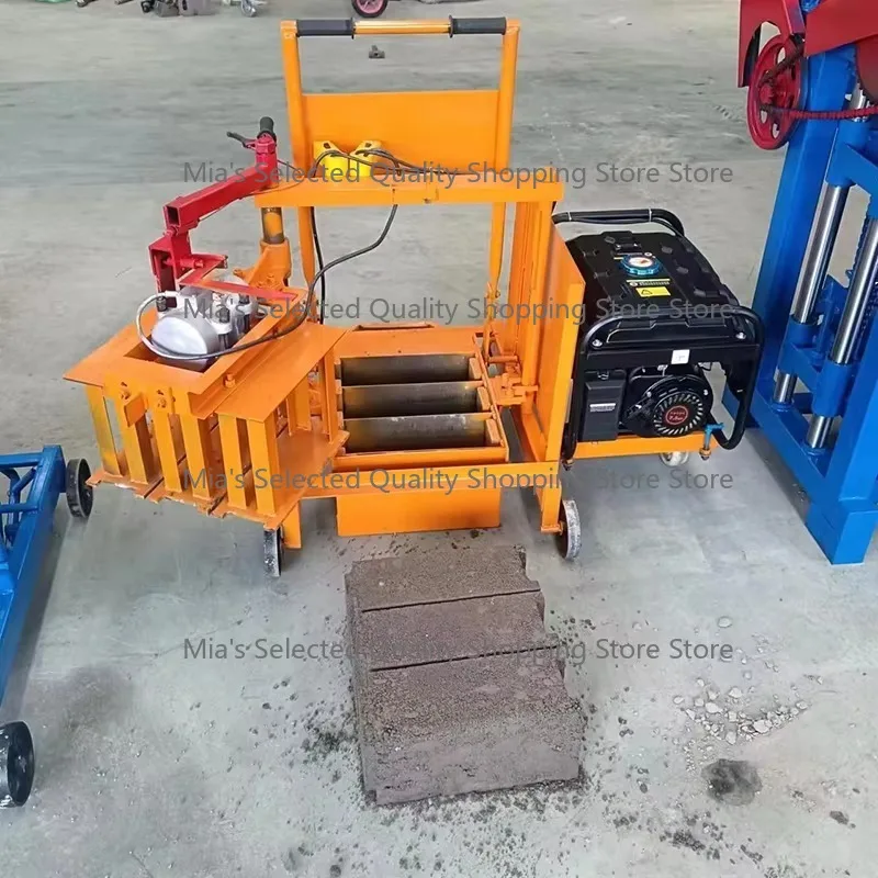 Manual Semi Automatic Interlocking Paver Hollow Cement Concrete Block Making Machine for Concrete Block