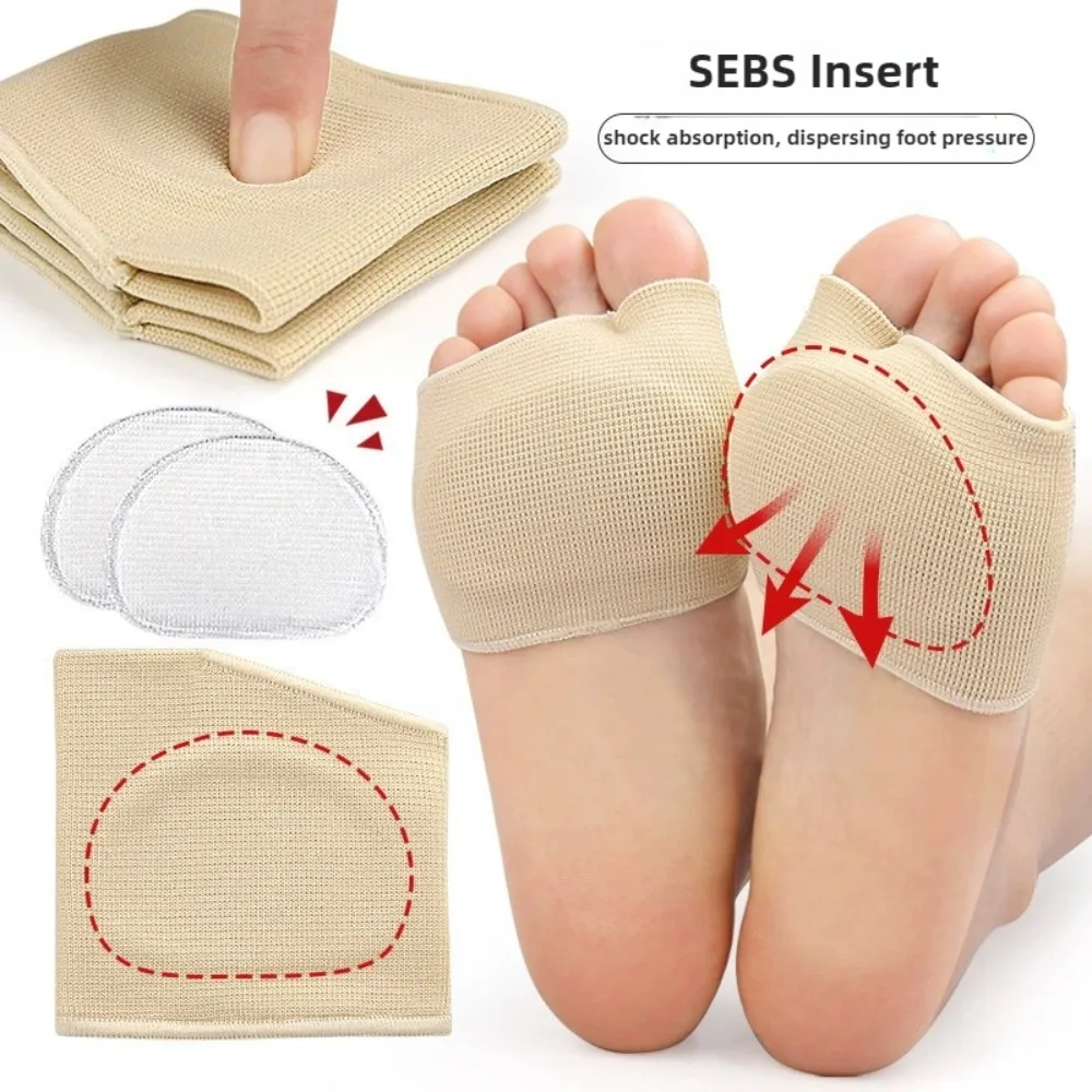 Silicone Metatarsal Pads Pain Relief Forefoot Socks Hallux Valgus Bunion Corrector Toe Separator Orthotics Insole Foot Care Tool - Image 2